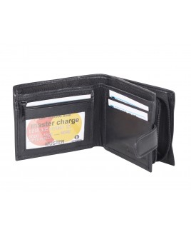 Sheep Nappa RFID Proof Wallet with Back Zip Round Pocket - New £20 Pound Note Size- PRICE DROP